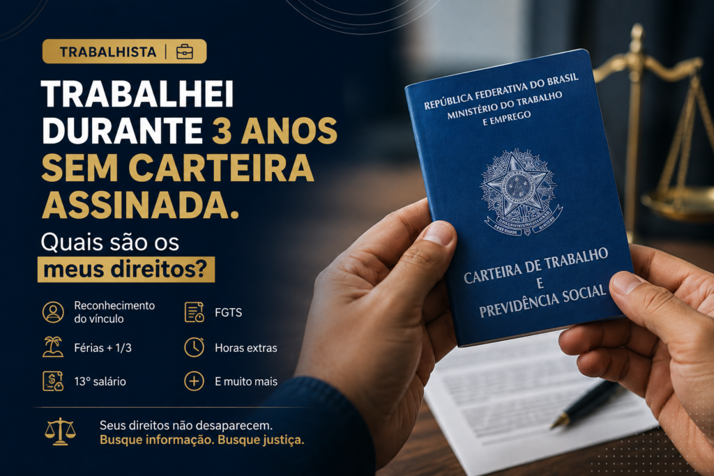 trabalhei sem carteira assinada